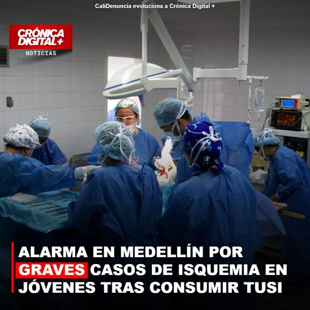 ALARMA MÉDICA EN MEDELLÍN POR GRAVES CASOS DE ISQUEMIA EN JÓVENES TRAS