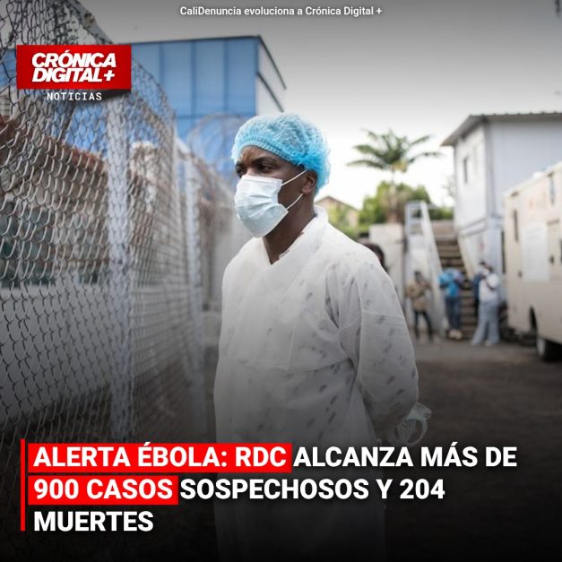 ALERTA ÉBOLA: RDC ALCANZA MÁS DE 900 CASOS SOSPECHOSOS Y 204 MUERTES