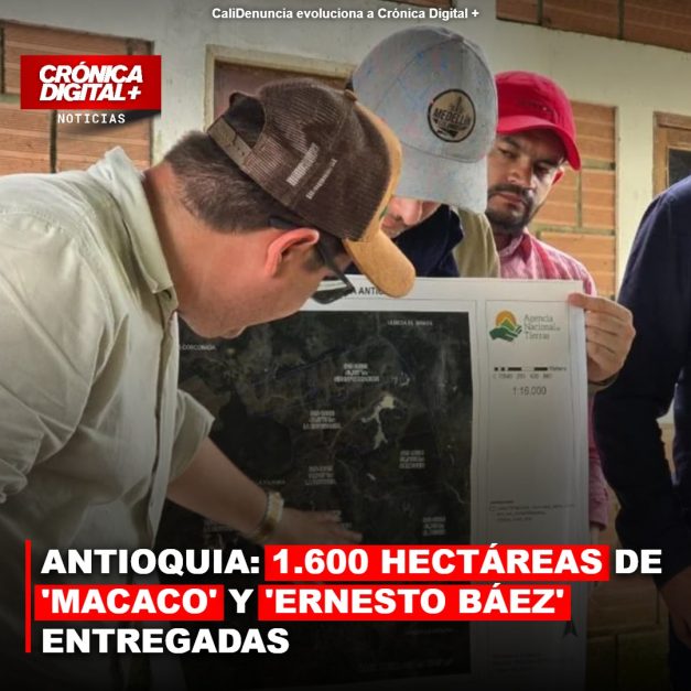 ANTIOQUIA: 1.600 HECTÁREAS DE ‘MACACO’ Y ‘ERNESTO BÁEZ’ ENTREGADAS