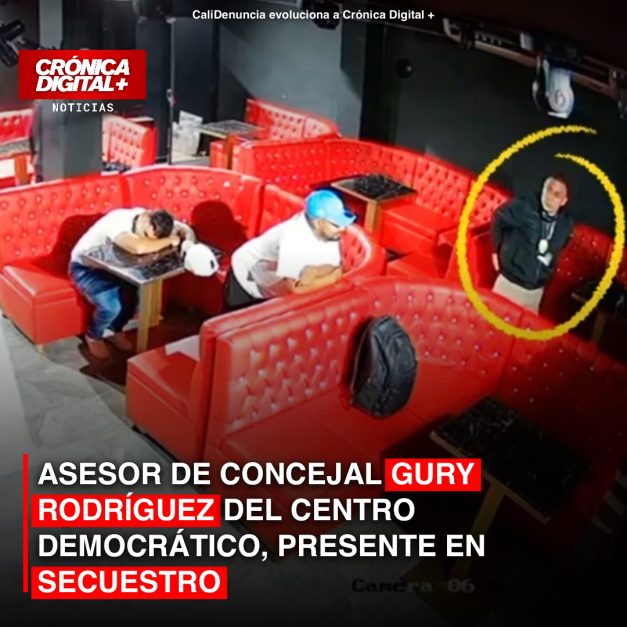 ASESOR DE CONCEJAL GURY RODRÍGUEZ PRESENTE EN SECUESTRO