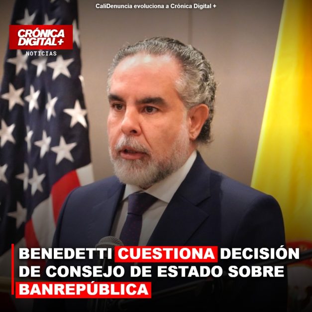 BENEDETTI CUESTIONA DECISIÓN DE CONSEJO DE ESTADO SOBRE BANREPÚBLICA