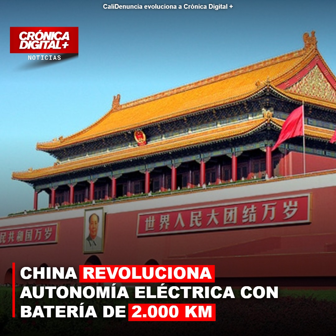 CHINA REVOLUCIONA AUTONOMÍA ELÉCTRICA CON BATERÍA DE 2.000 KM