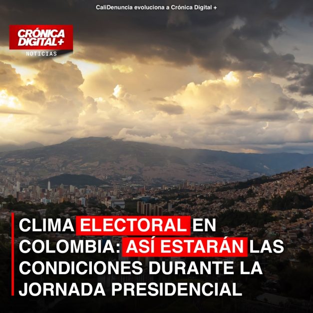 CLIMA ELECTORAL EN COLOMBIA: ASÍ ESTARÁN LAS CONDICIONES DURANTE LA JORNADA PRESIDENCIAL