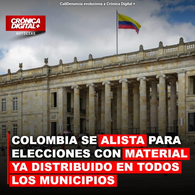 COLOMBIA SE LISTA PARA ELECCIONES CON MATERIAL ELECTORAL GARANTIZADO Y MÁS DE 1.500 OBSERVADORES INTERNACIONALES