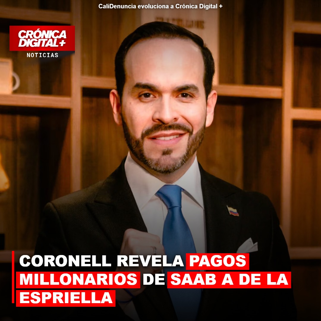 CORONELL REVELA PAGOS MILLONARIOS DE SAAB A DE LA ESPRIELLA