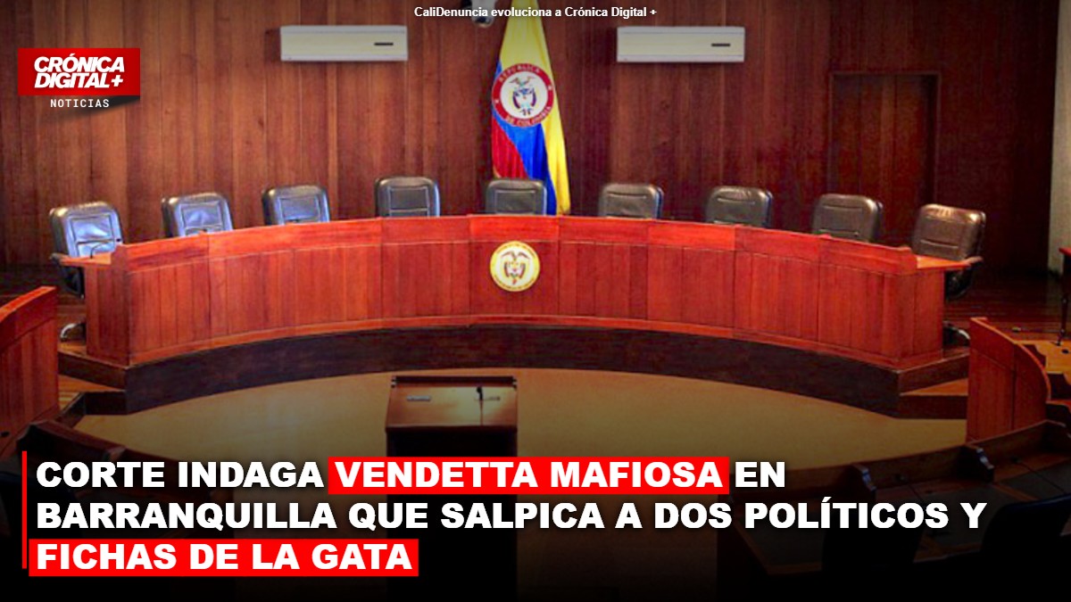 CORTE INDAGA VENDETTA MAFIOSA EN BARRANQUILLA QUE SALPICA A DOS POLÍTICOS Y FICHAS DE LA GATA