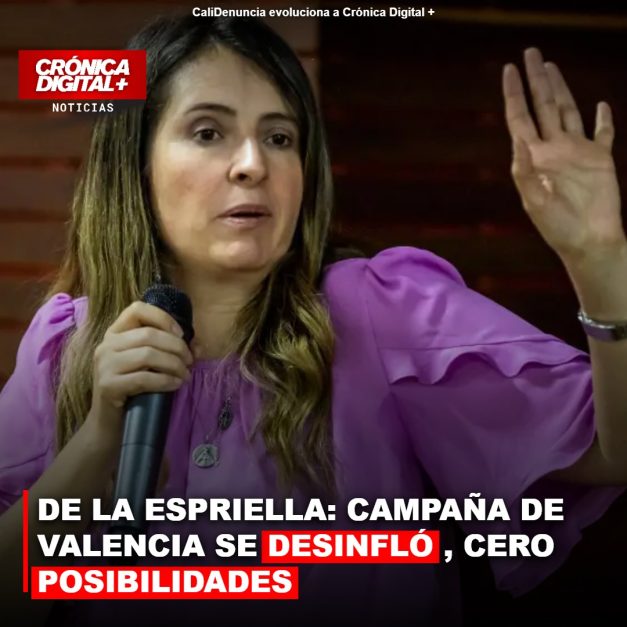 DE LA ESPRIELLA: CAMPAÑA DE VALENCIA SE DESINFLÓ, CERO POSIBILIDADES