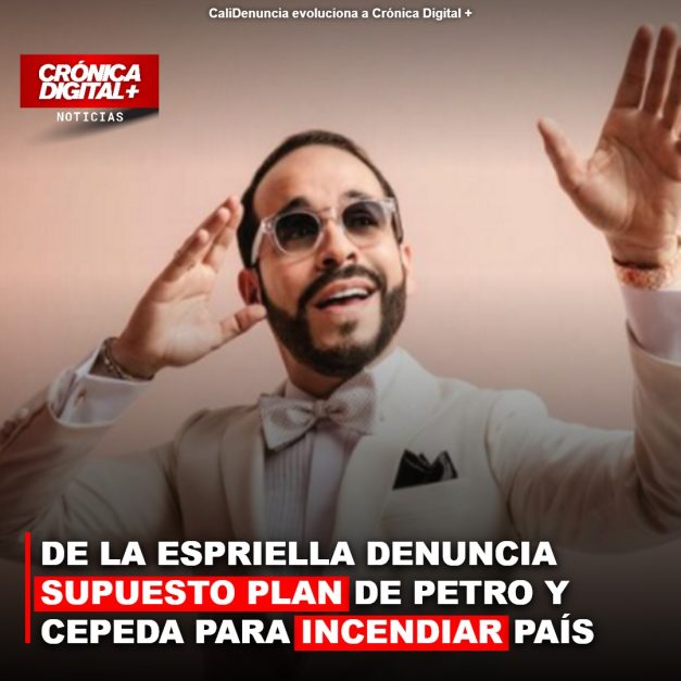 DE LA ESPRIELLA DENUNCIA PLAN DE PETRO Y CEPEDA PARA INCENDIAR PAÍS