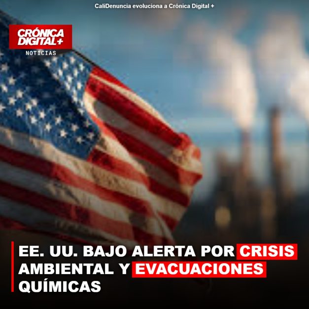 EE. UU. BAJO ALERTA POR CRISIS AMBIENTAL Y EVACUACIONES QUÍMICAS