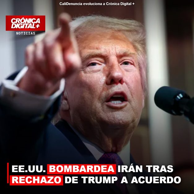 EE.UU. BOMBARDEA IRÁN TRAS RECHAZO DE TRUMP A ACUERDO