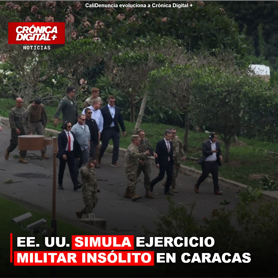 EE. UU. SIMULA EJERCICIO MILITAR INSÓLITO EN CARACAS