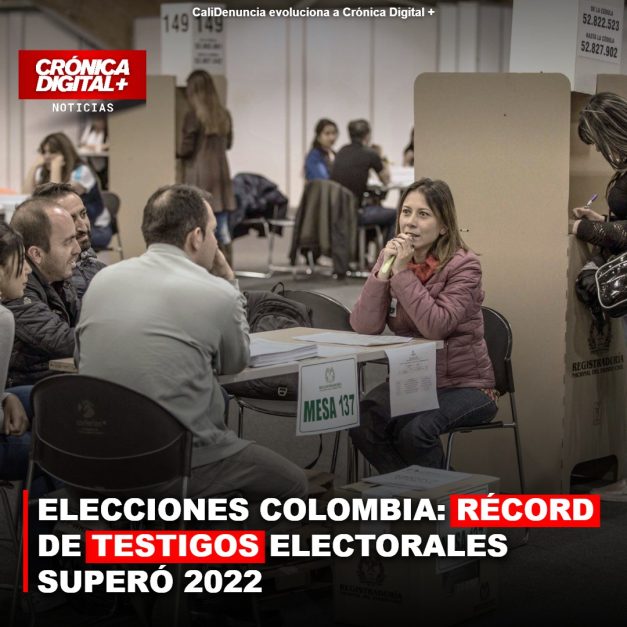 ELECCIONES COLOMBIA: RÉCORD DE TESTIGOS ELECTORALES SUPERÓ 2022