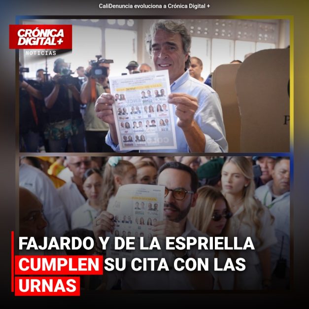 FAJARDO Y DE LA ESPRIELLA CUMPLEN SU CITA CON LAS URNAS