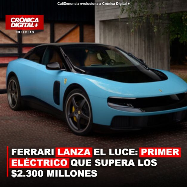 FERRARI LANZA EL LUCE: PRIMER ELÉCTRICO QUE SUPERA LOS $2.300 MILLONES