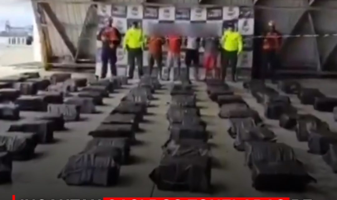 INCAUTAN CASI DOS TONELADAS DE COCAÍNA EN EL PACÍFICO COLOMBIANO