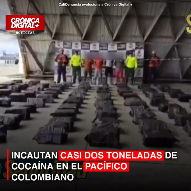 INCAUTAN CASI DOS TONELADAS DE COCAÍNA EN EL PACÍFICO COLOMBIANO