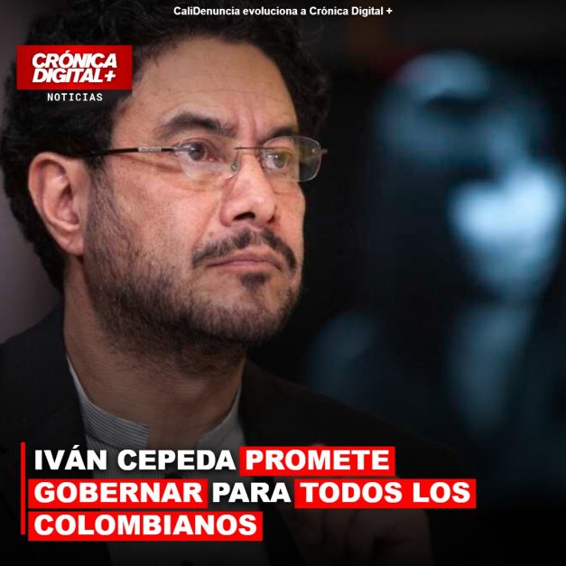 IVÁN CEPEDA PROMETE GOBERNAR PARA TODOS LOS COLOMBIANOS