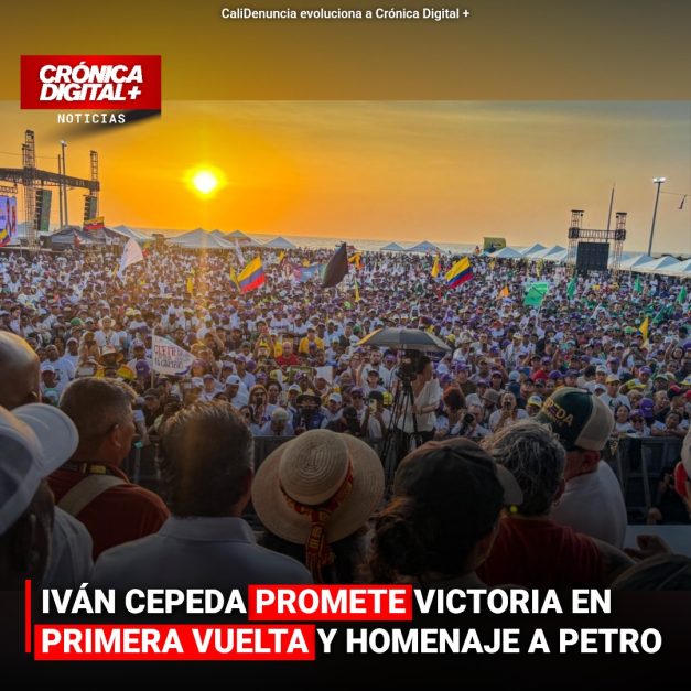 IVÁN CEPEDA PROMETE VICTORIA EN PRIMERA VUELTA Y HOMENAJE A PETRO