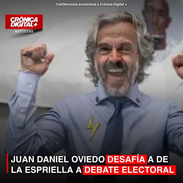 JUAN DANIEL OVIEDO DESAFÍA A DE LA ESPRIELLA A DEBATE ELECTORAL