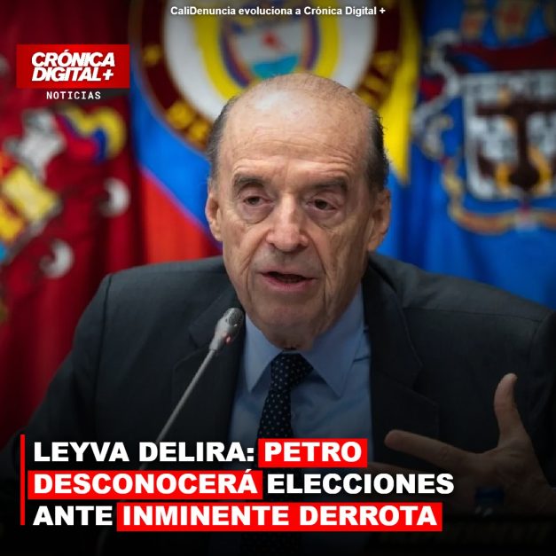 LEYVA: PETRO DESCONOCERÁ ELECCIONES ANTE INMINENTE DERROTA