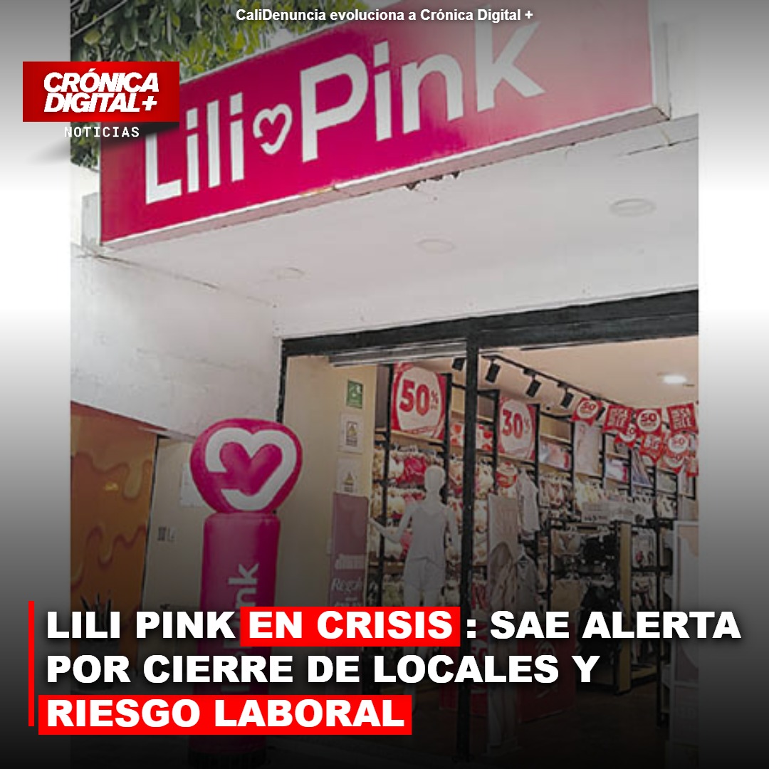 LILI PINK EN CRISIS: SAE ALERTA POR CIERRE DE LOCALES Y RIESGO LABORAL