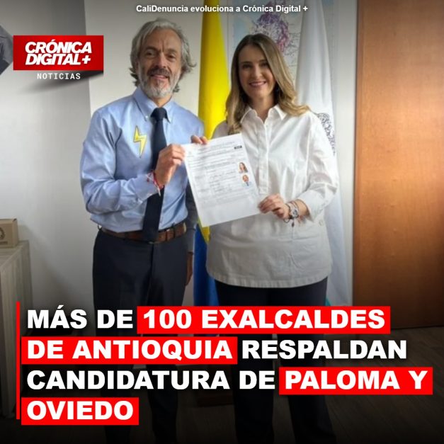 MÁS DE 100 EXALCALDES DE ANTIOQUIA RESPALDAN CANDIDATURA DE PALOMA VALENCIA Y JUAN DANIEL OVIEDO