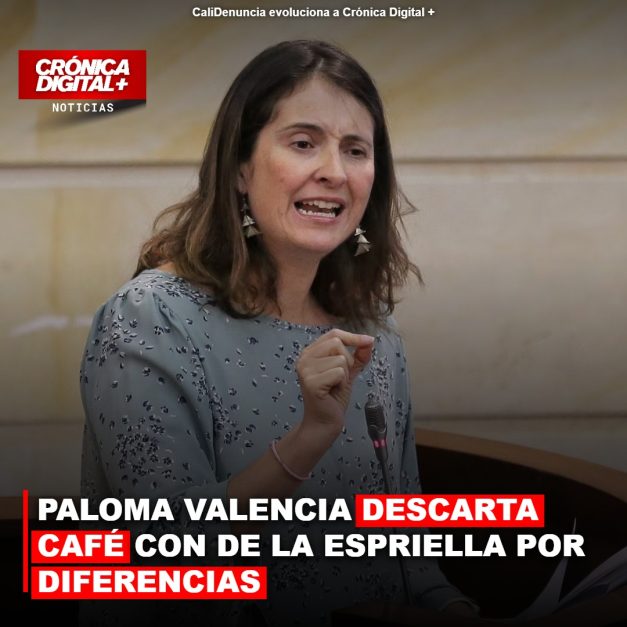 PALOMA VALENCIA DESCARTA CAFÉ CON DE LA ESPRIELLA POR DIFERENCIAS