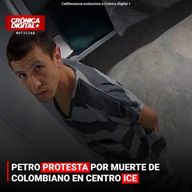 PETRO PROTESTA POR MUERTE DE COLOMBIANO EN CENTRO ICE