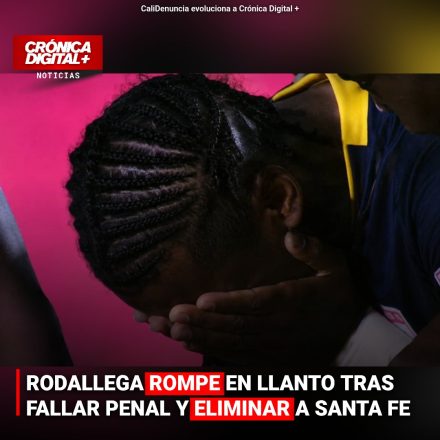 RODALLEGA ROMPE EN LLANTO TRAS FALLAR PENAL Y ELIMINAR A SANTA FE