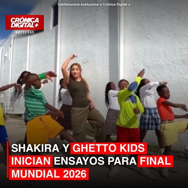SHAKIRA Y GHETTO KIDS INICIAN ENSAYOS PARA FINAL MUNDIAL 2026