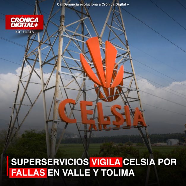 SUPERSERVICIOS VIGILA CELSIA POR FALLAS EN VALLE Y TOLIMA