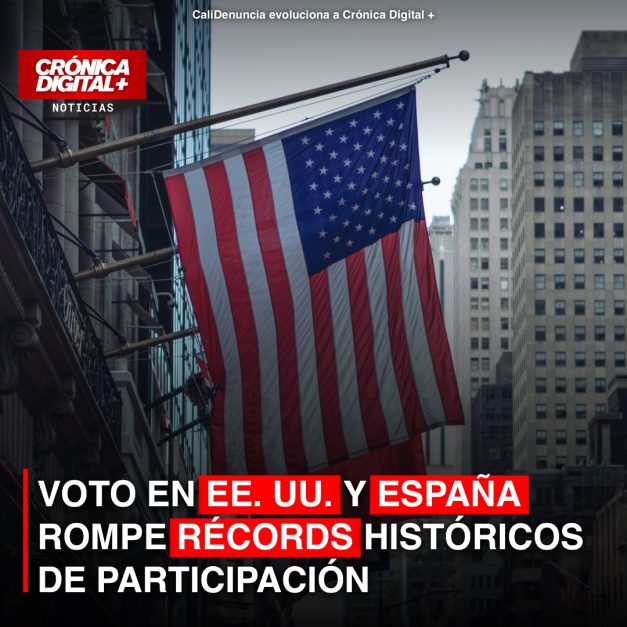 VOTO EN EE. UU. Y ESPAÑA ROMPE RÉCORDS HISTÓRICOS DE PARTICIPACIÓN