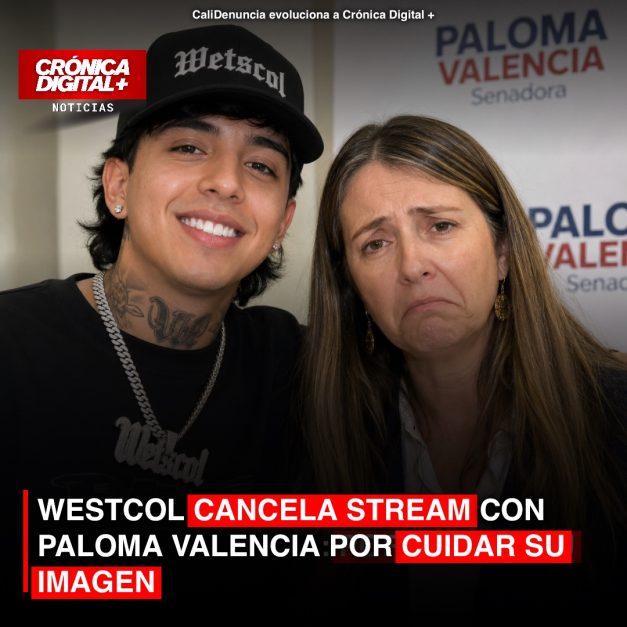 WESTCOL CANCELA STREAM CON PALOMA VALENCIA POR CUIDAR SU IMAGEN