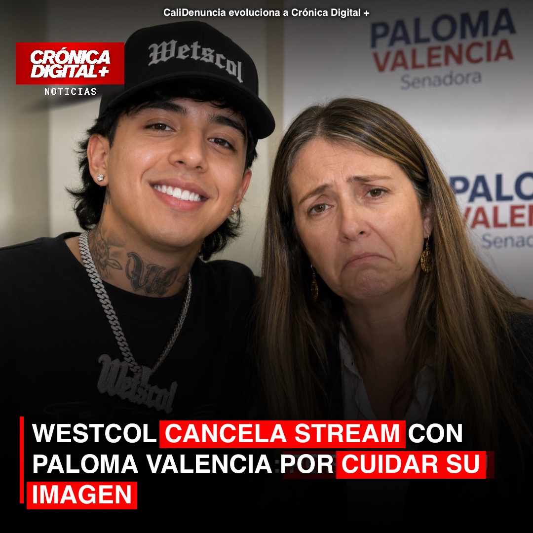 WESTCOL CANCELA STREAM CON PALOMA VALENCIA POR CUIDAR SU IMAGEN
