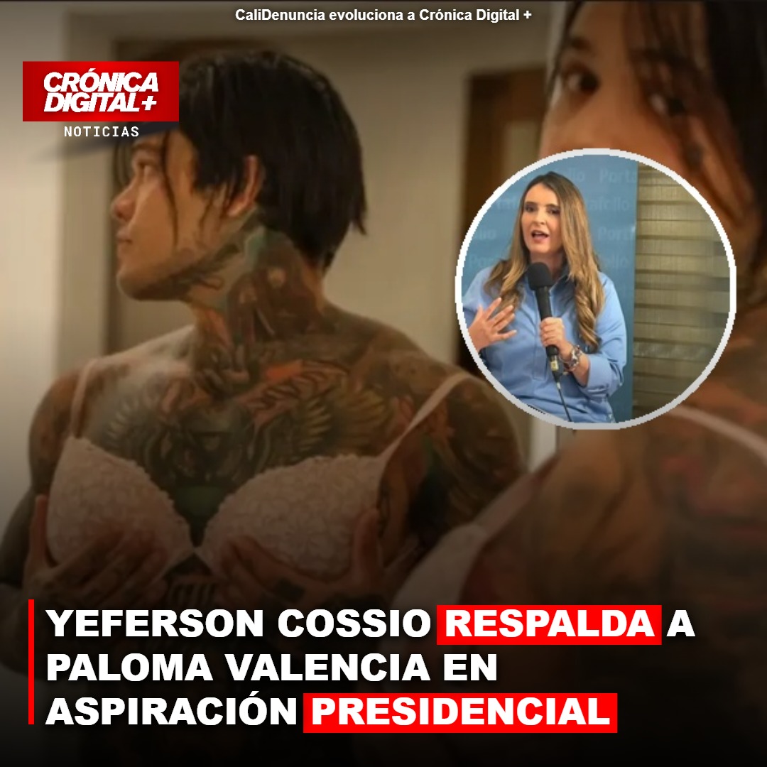 YEFERSON COSSIO RESPALDA PALOMA VALENCIA EN ASPIRACIÓN PRESIDENCIAL