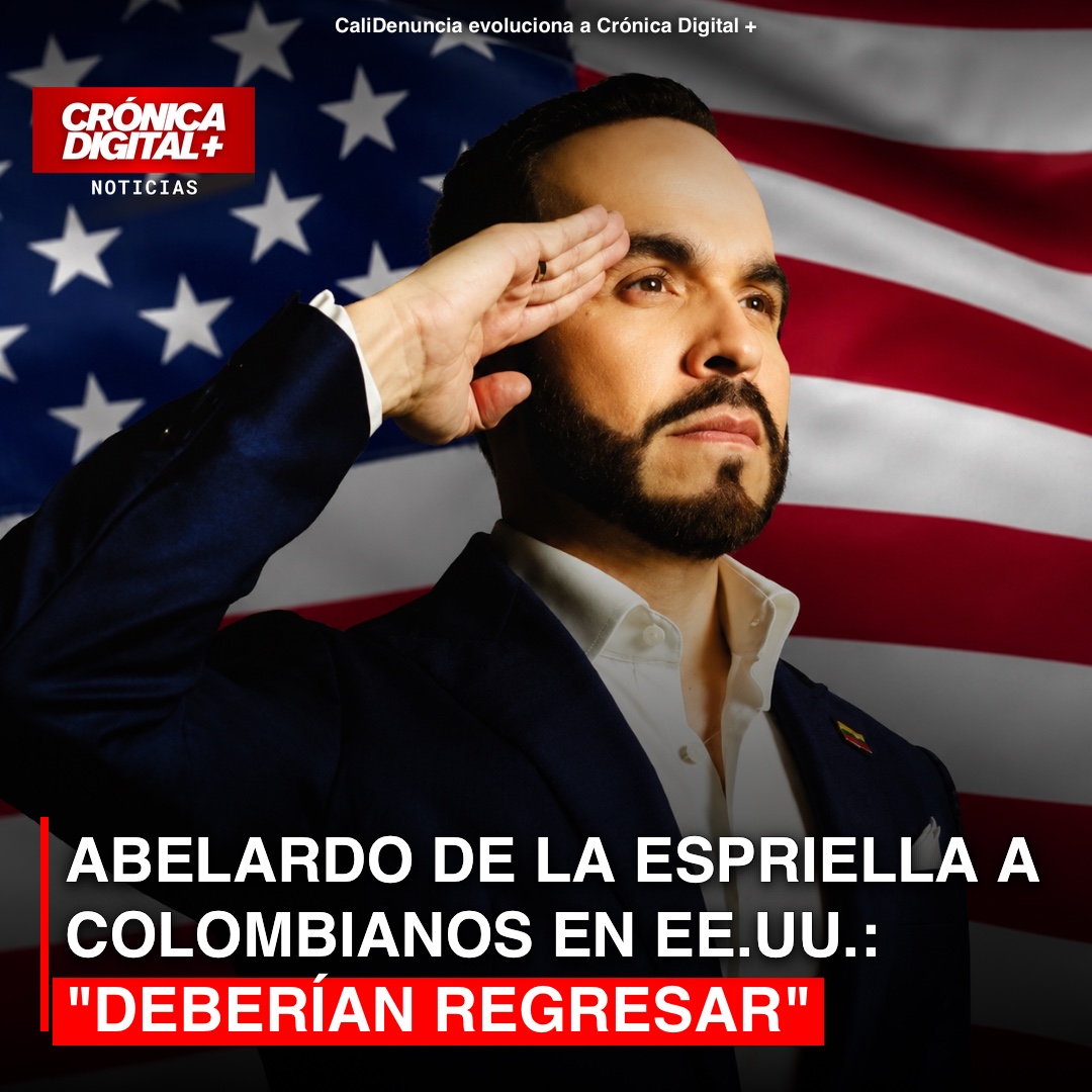 ABELARDO DE LA ESPRIELLA A COLOMBIANOS EN EE.UU.: «DEBERÍAN REGRESAR»