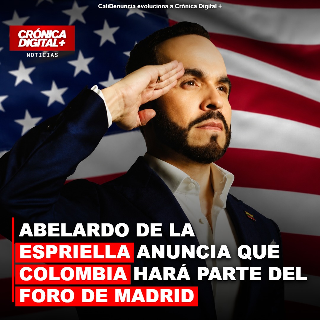 ABELARDO DE LA ESPRIELLA ANUNCIA QUE COLOMBIA HARÁ PARTE DEL FORO DE MADRID