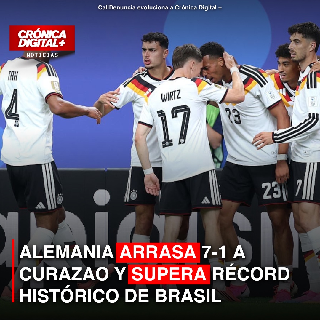 Alemania golea 7-1 a Curazao y establece nuevo récord histórico de goles