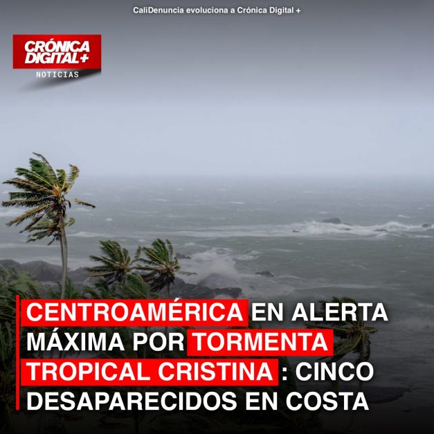 Alertas Máximas en Centroamérica por Tormenta Tropical Cristina