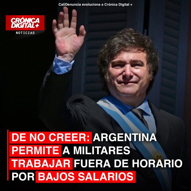 Argentina: Militares Podrán Trabajar Fuera de Servicio por Bajos Salarios