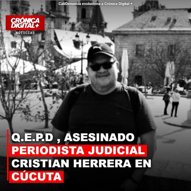 Asesinan a periodista judicial Cristian Herrera en Cúcuta