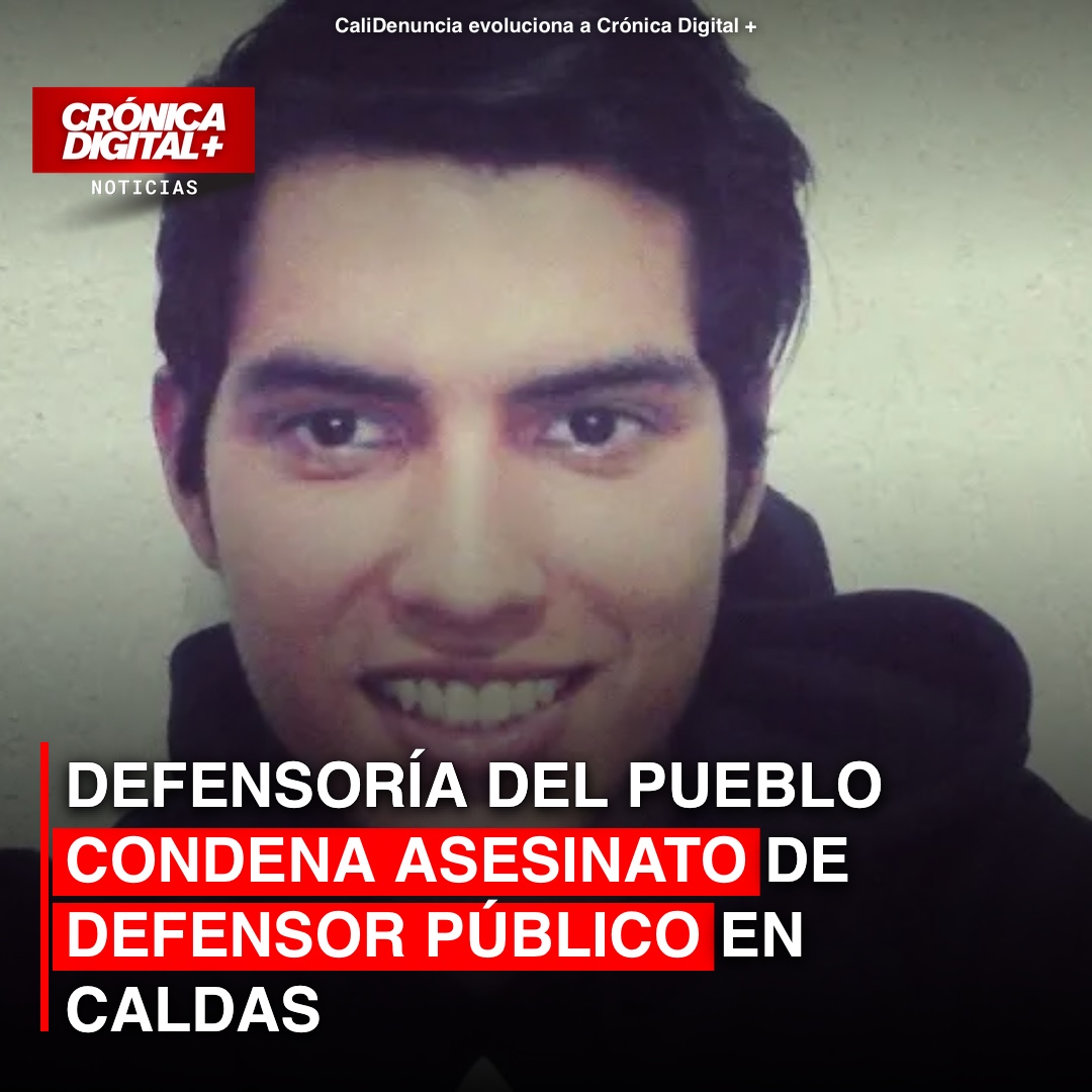 Asesinato de defensor público en Caldas alerta sobre riesgo judicial