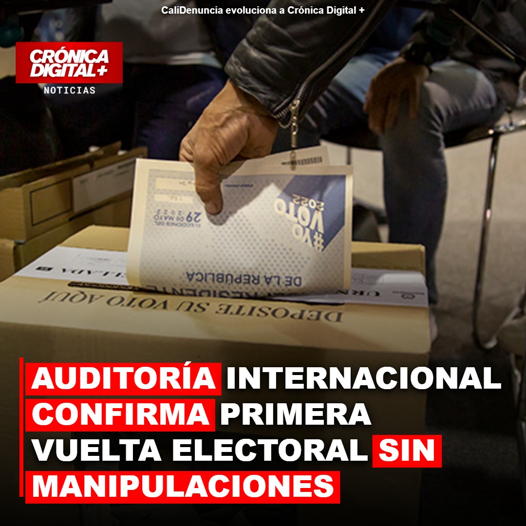 Auditoría internacional valida resultados sin manipulación en primera vuelta electoral