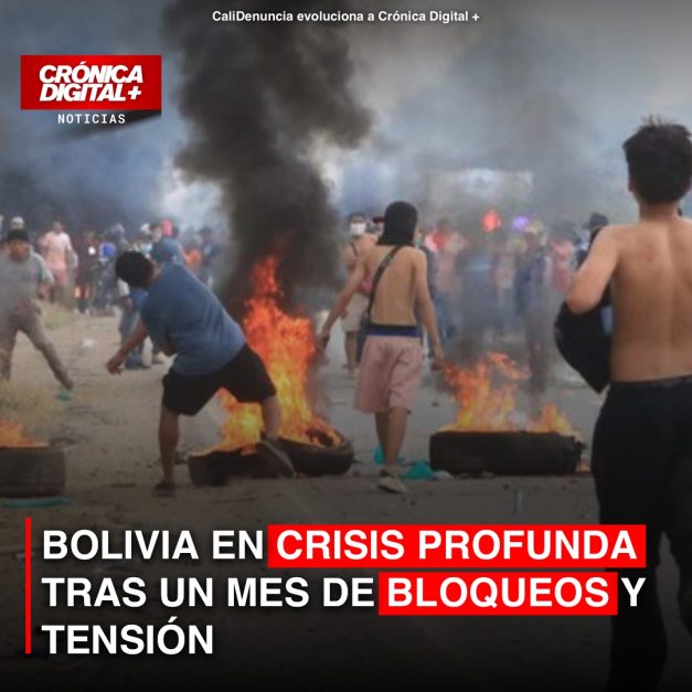 Bolivia: un mes de bloqueos y tensión política desatan crisis profunda