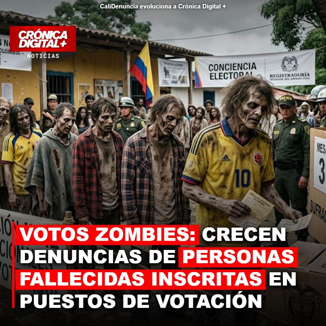 Cédulas de fallecidos en censos electorales de Colombia alertan procesos