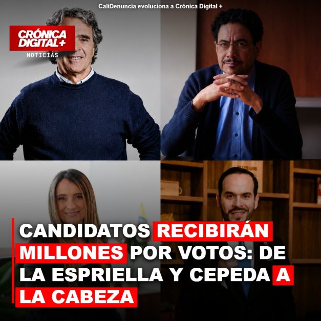 CANDIDATOS RECIBIRÁN MILLONES POR VOTOS: DE LA ESPRIELLA Y CEPEDA A LA CABEZA