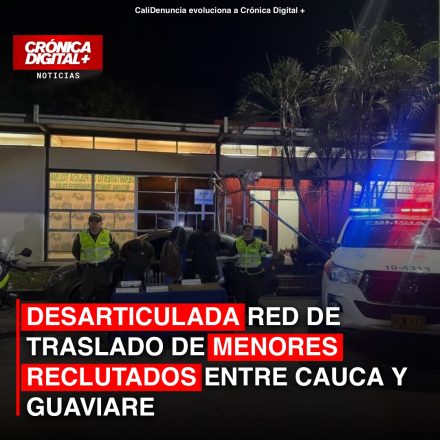 CAPTURA DE ALIAS ‘MONA’ DESARTICULA RED DE TRASLADO DE MENORES RECLUTADOS ENTRE CAUCA Y GUAVIARE