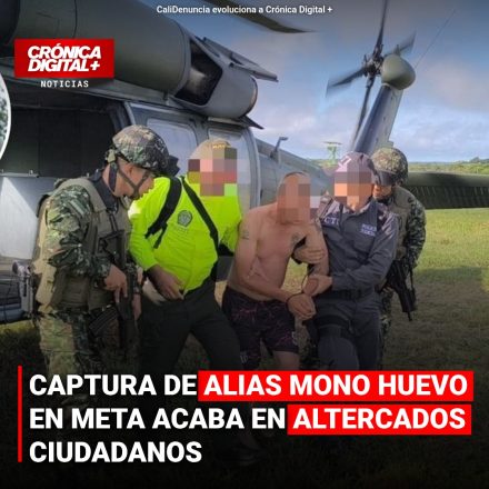 Captura de ‘Mono Huevo’ en Meta desata confrontación ciudadana