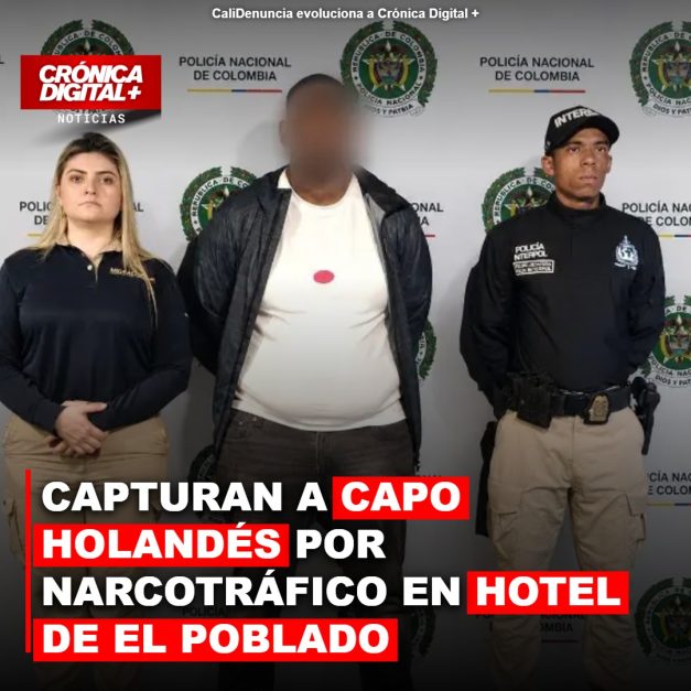 Capturan en Medellín capo neerlandés vinculado a narcotráfico transnacional