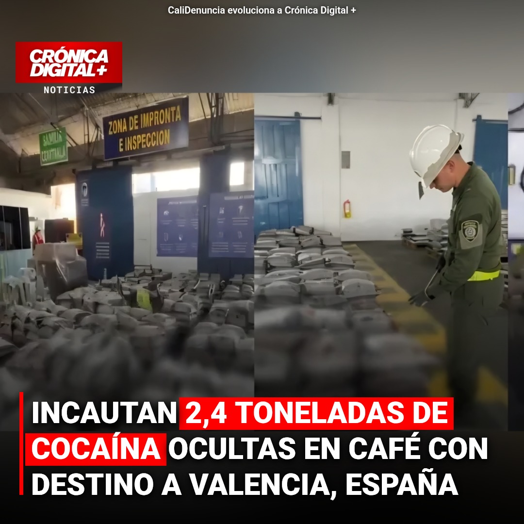 Cartagena: incautadas 2,4 toneladas de cocaína en café con destino a España